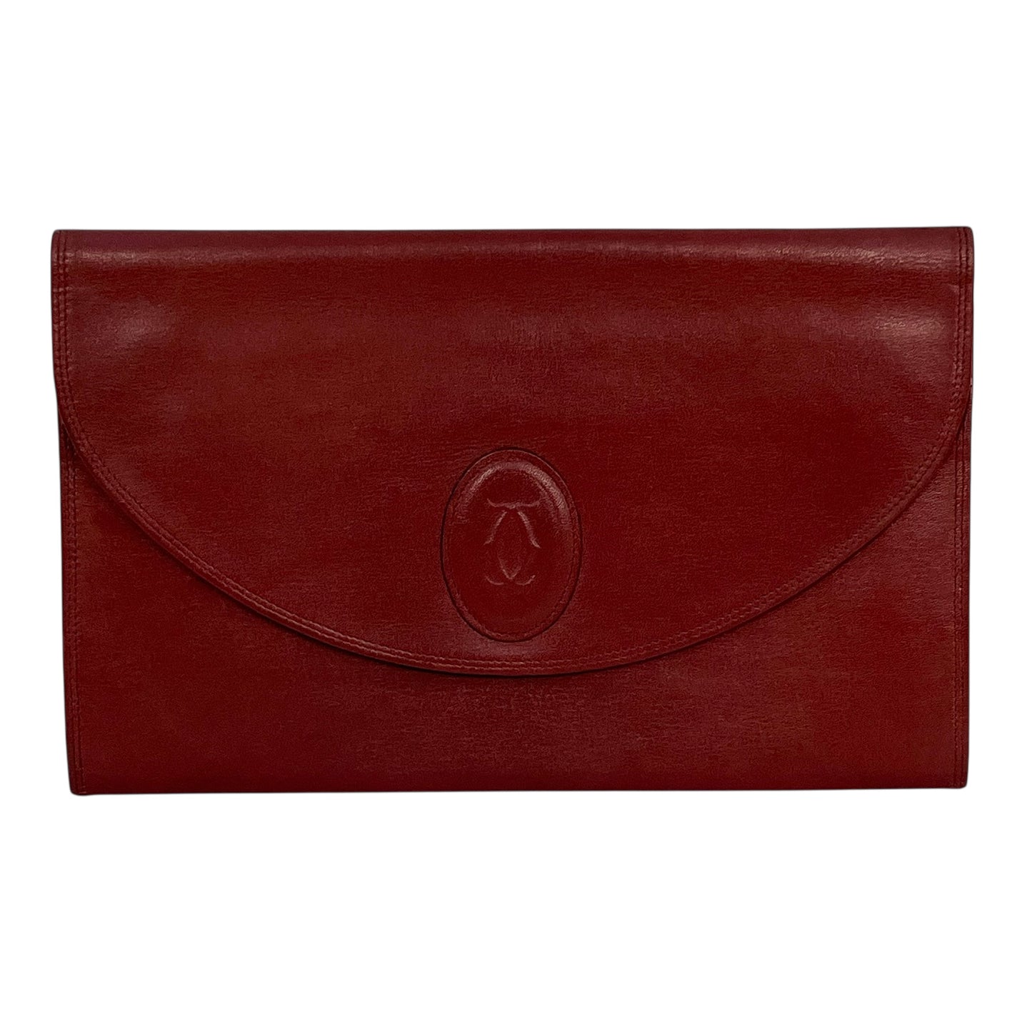 Cartier マストライン クラッチバッグ - レッド