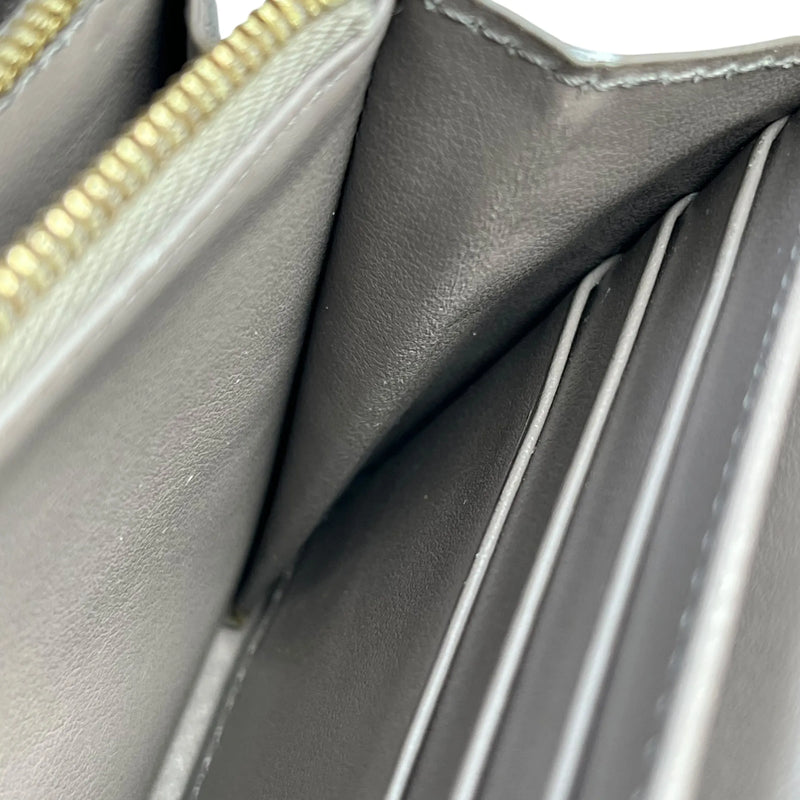 CELINE Large Flap Long Wallet - Gray 