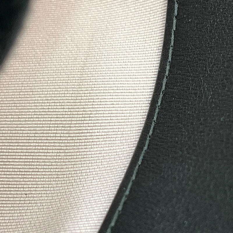 CHANEL Boy Chanel Pearl and Calfskin Chain Shoulder Bag - Black 