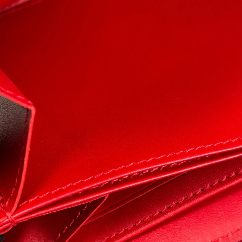Louis Vuitton Monogram Vernis Zippy Wallet Long Wallet - Red 