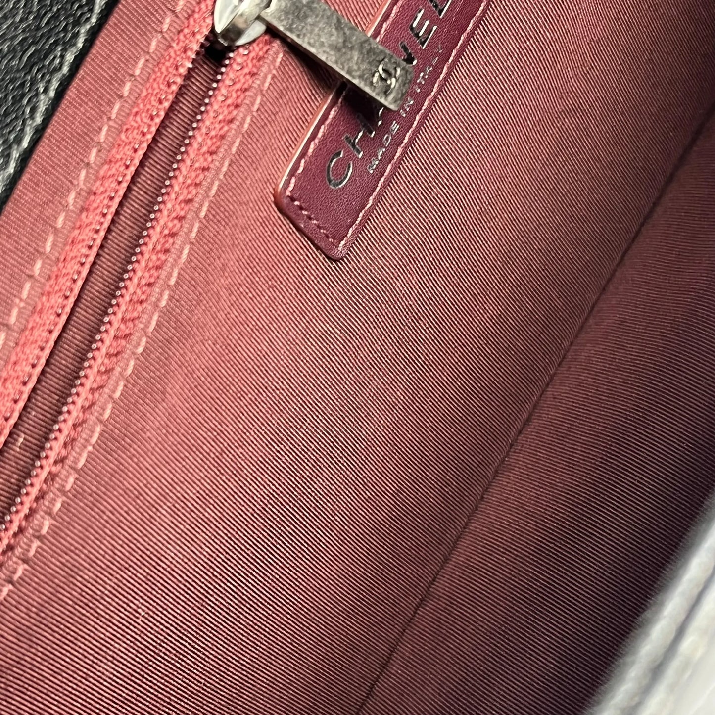 CHANEL CC University Matelasse Goatskin Chain Shoulder Bag - Black 