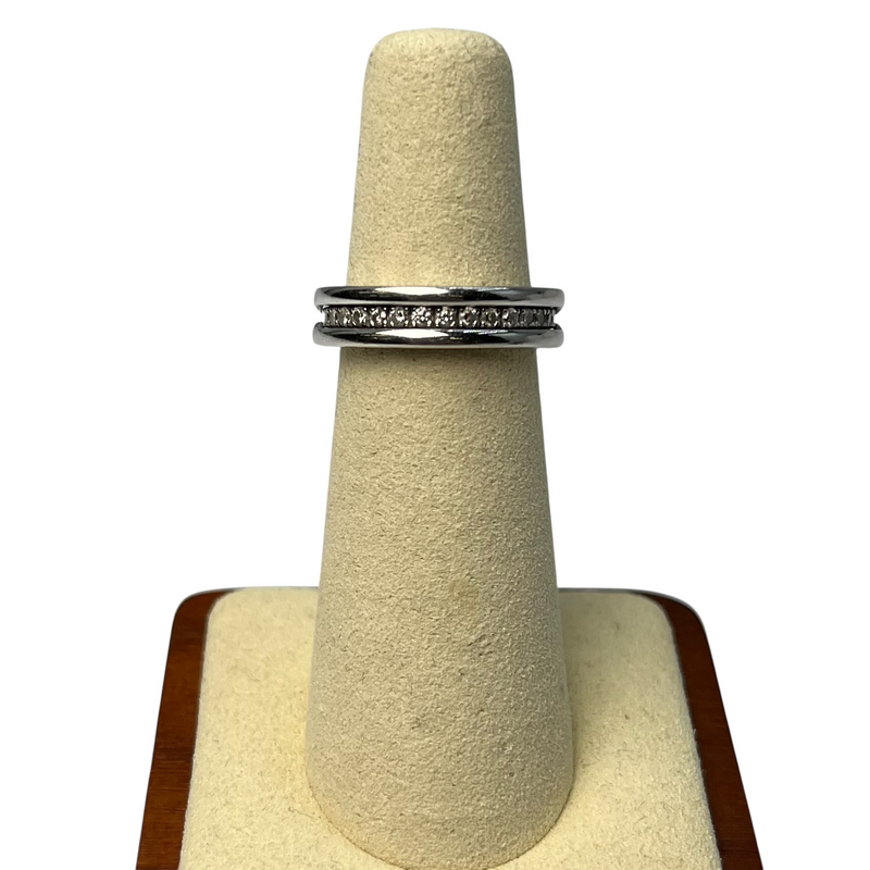 BVLGARI B.zero1 Diamond 1-Band Ring Jewelry - 18KWG 