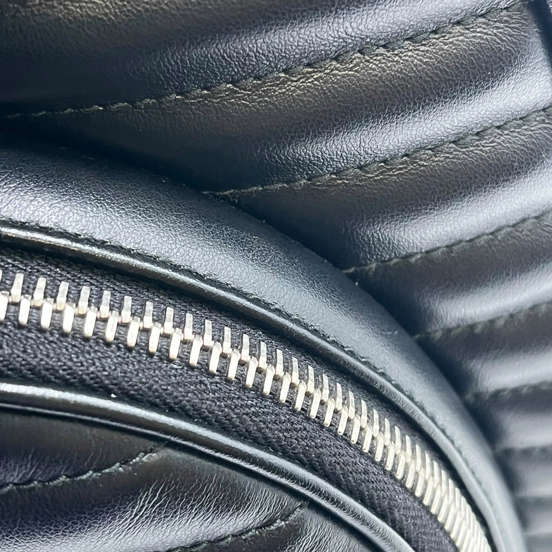 PRADA Diagram Leather Backpack - Black 