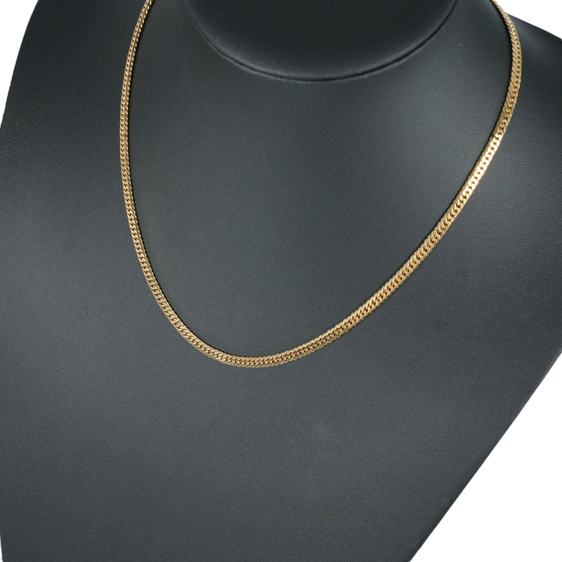 Curb Chain Necklace - 18KYG 