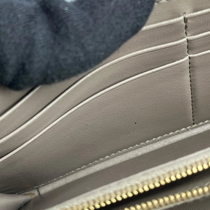 CELINE Large Flap Long Wallet - Gray 