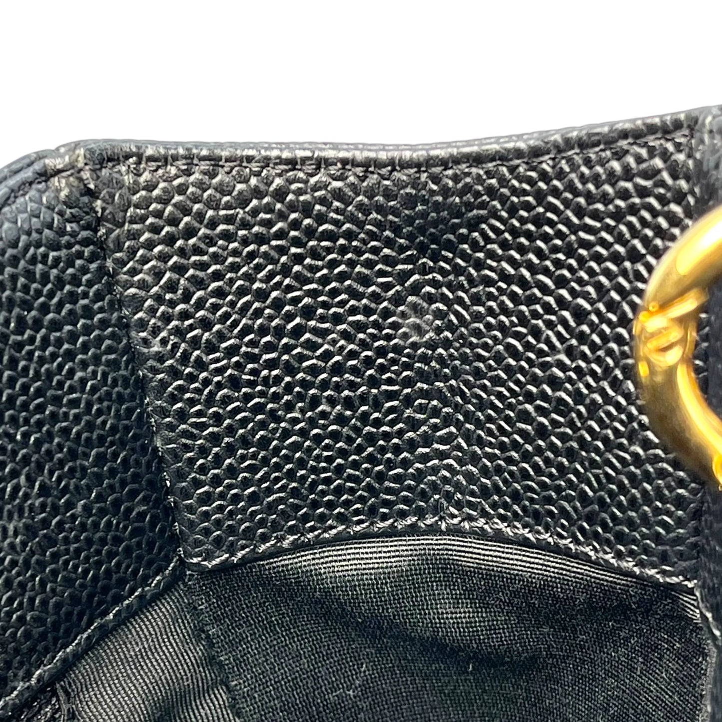 CHANEL PST Cain Tote Bag - Black 
