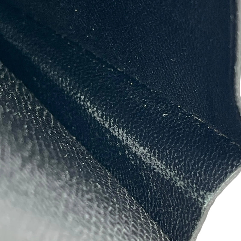 HERMES Bearn Souffle Epsom Leather Long Wallet (2014) - Black (R Stamp) 