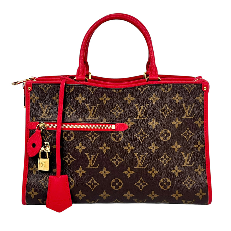 Louis Vuitton Monogram Canvas Popincourt PM Handbag/Shoulder Bag - Red 