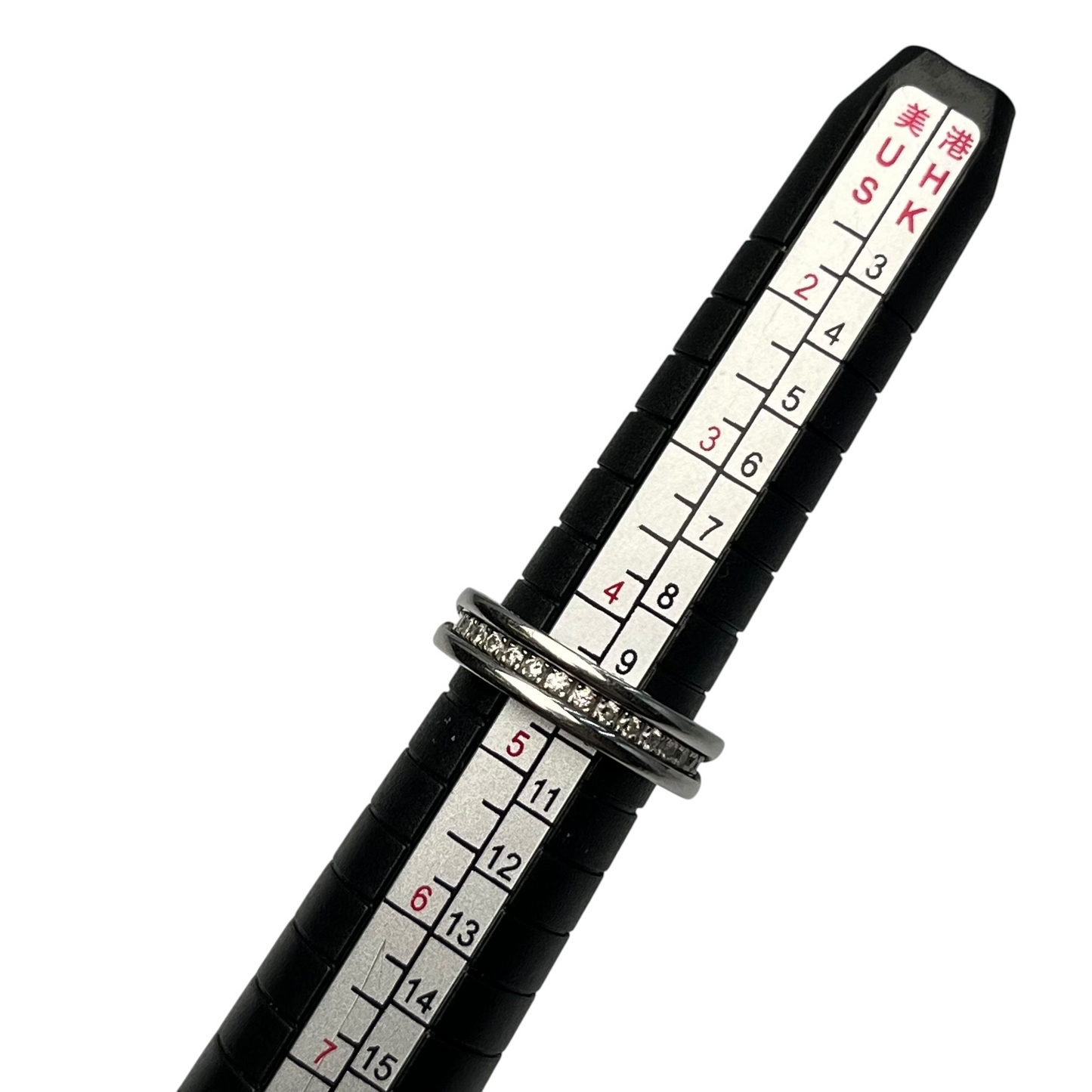 BVLGARI B.zero1 Diamond 1-Band Ring Jewelry - 18KWG 