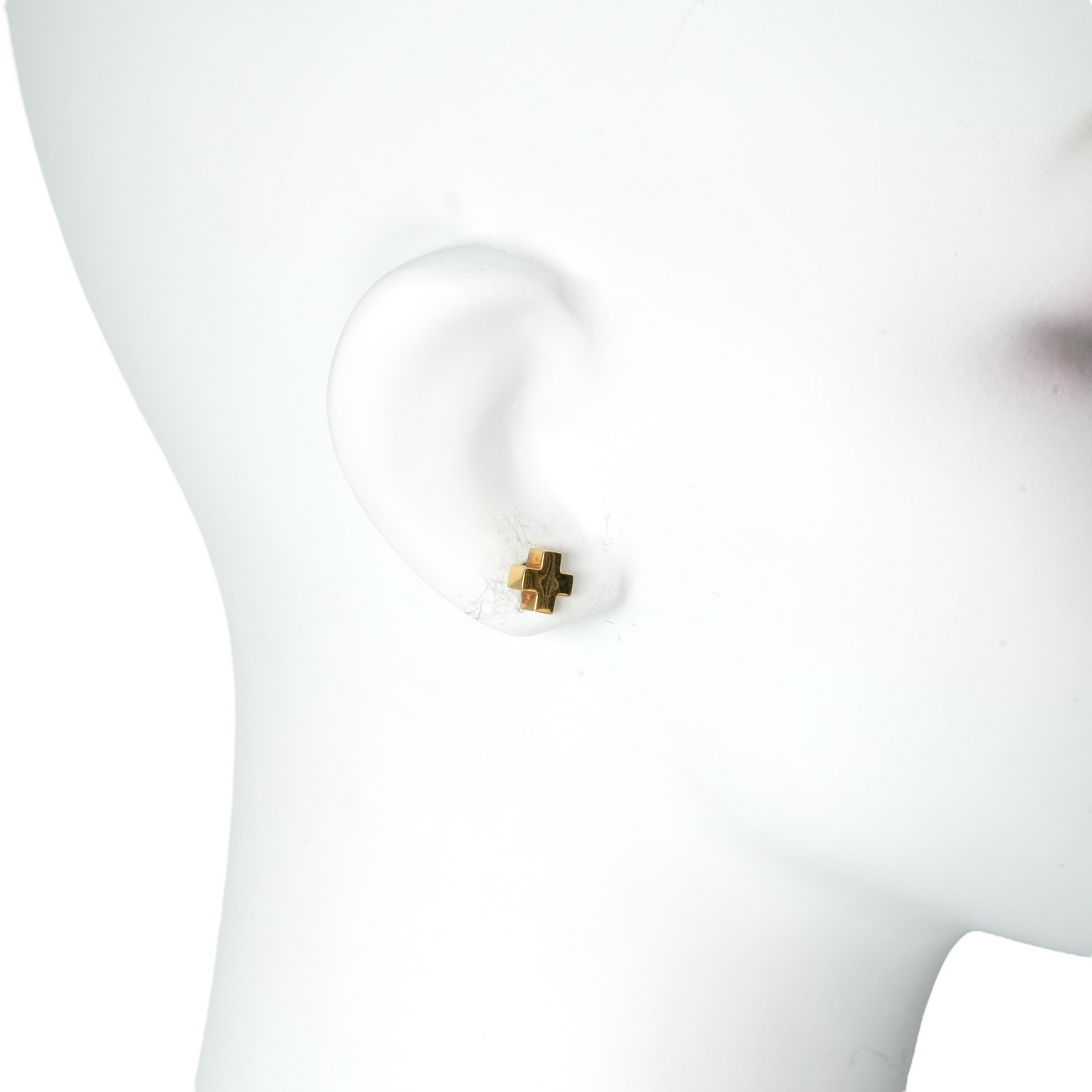 Tiffany & Co ローマン クロス ピアス ジュエリー - 18KYG