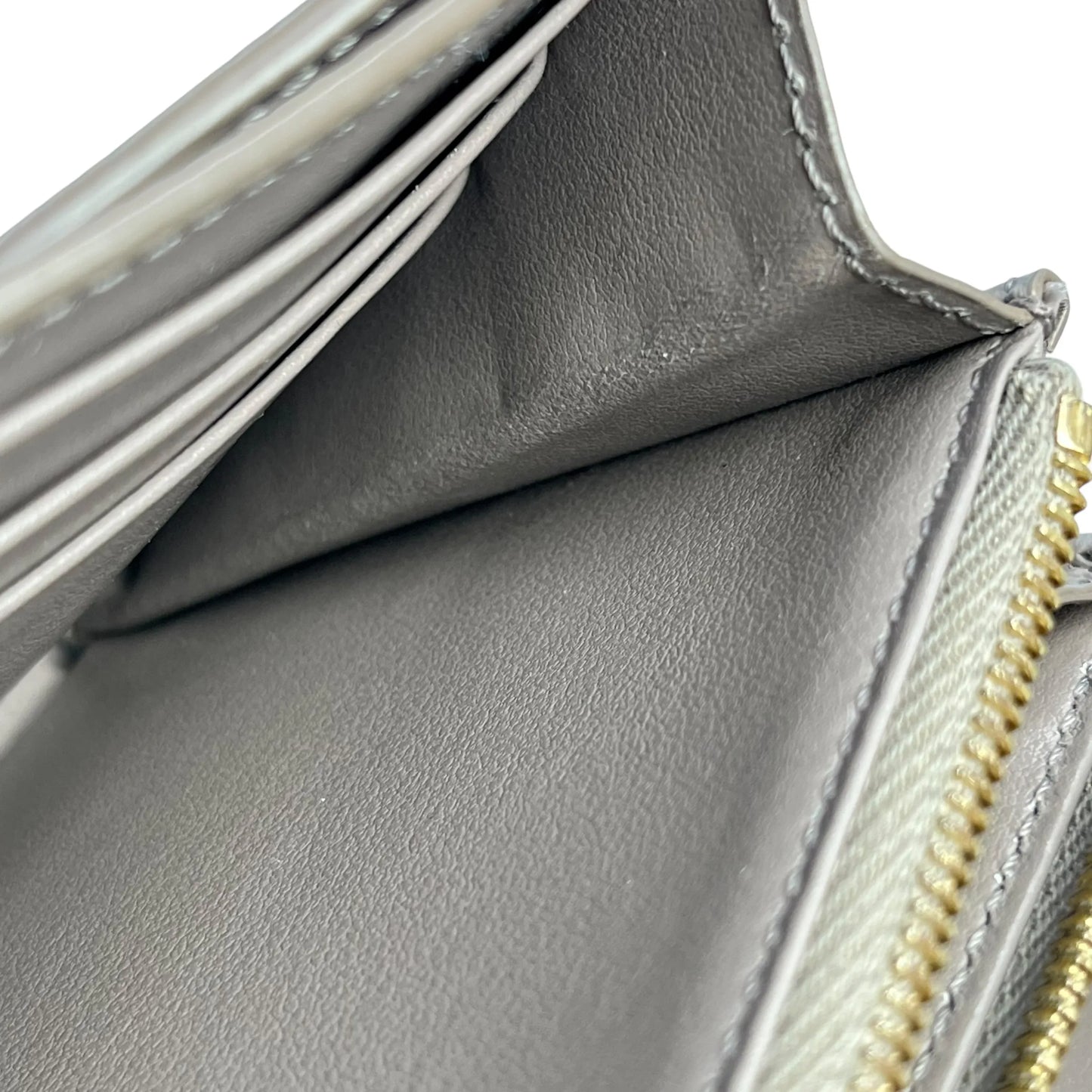 CELINE Large Flap Long Wallet - Gray 