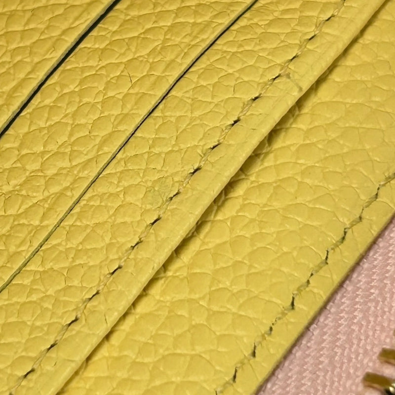 Louis Vuitton Monogram Empreinte Zippy Long Wallet - Pink 