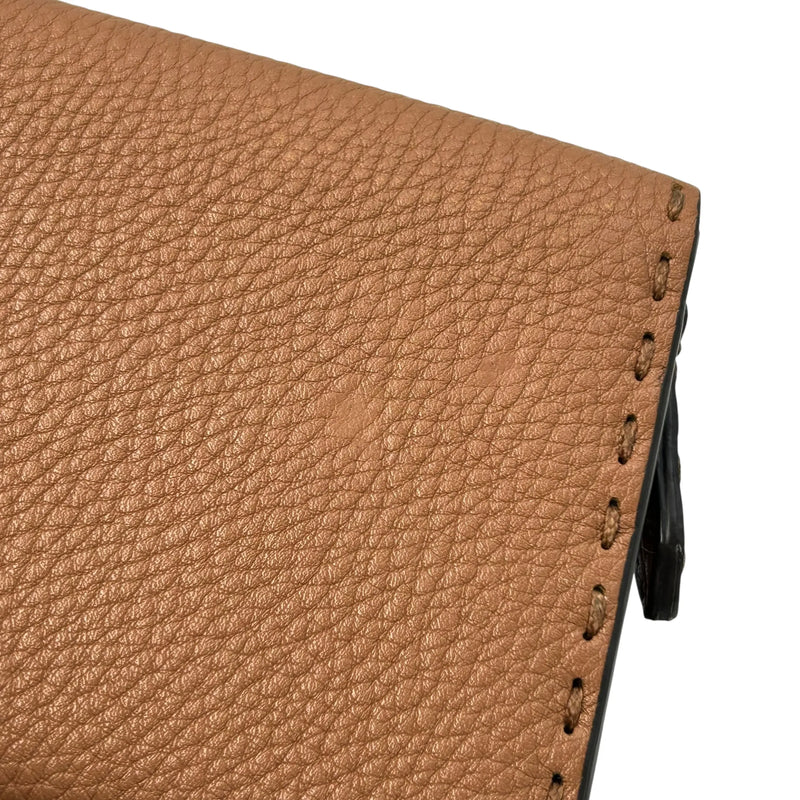 FENDI Selleria Compact Bifold Wallet - Brown 