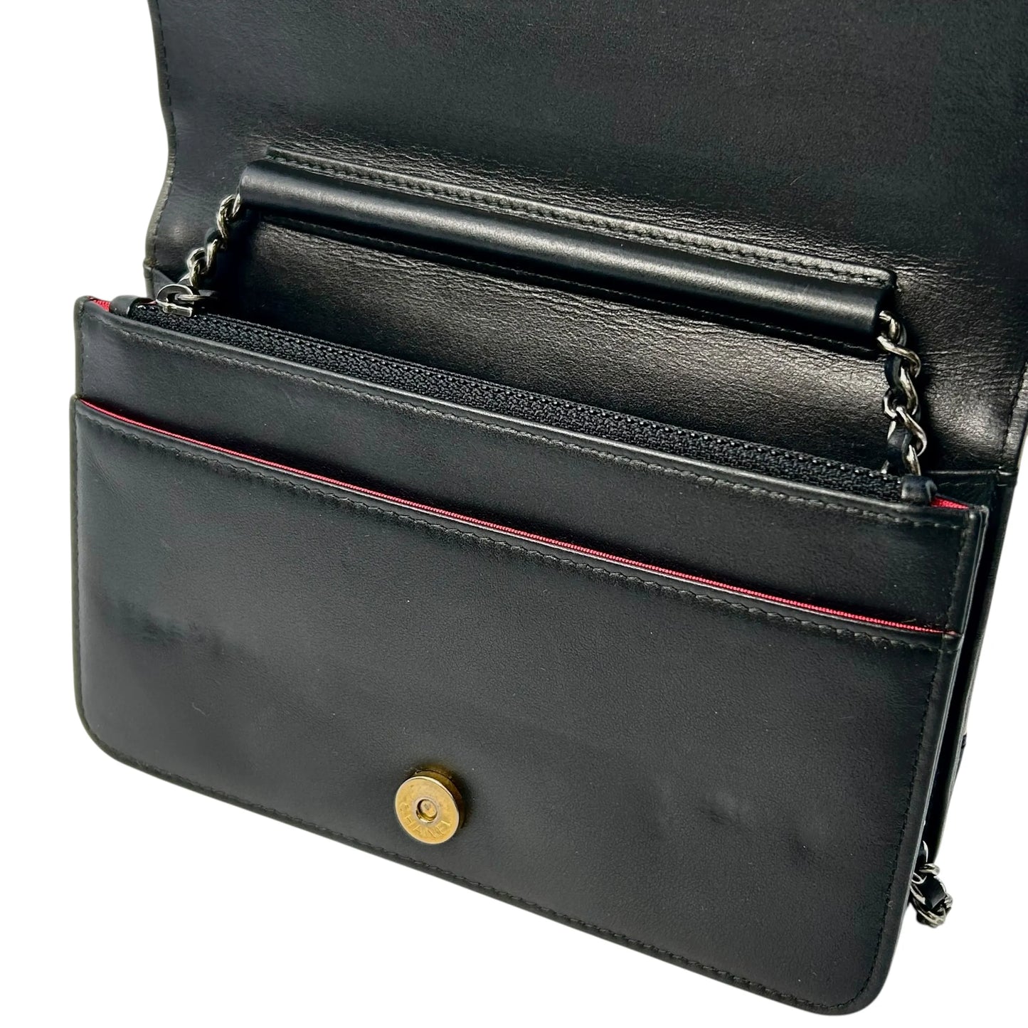 CHANEL Gabrielle de Chanel Chain Wallet - Beige x Black 