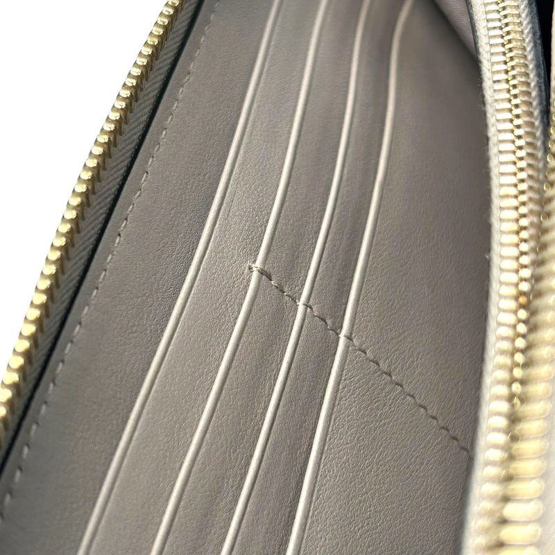 Valentino Rockstud Zip-Around Wallet - Grey 