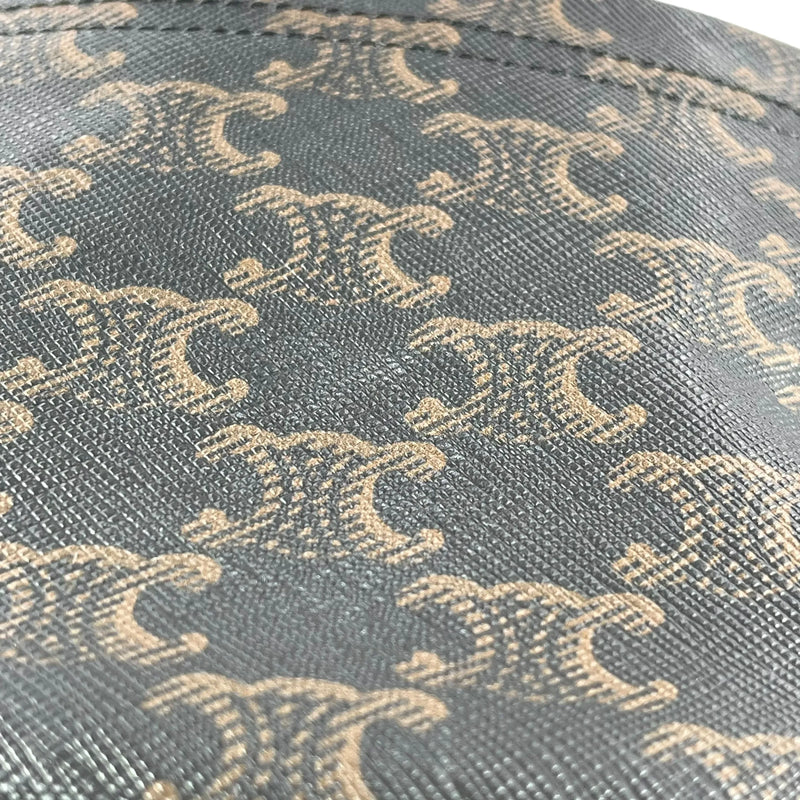 CELINE Triomphe Canvas Medium Backpack - Dark Brown 