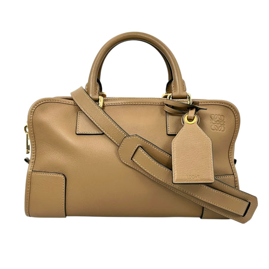 Loewe アマソナ28 カーフスキン ハンドバッグ ショルダーバッグ - ブラウン