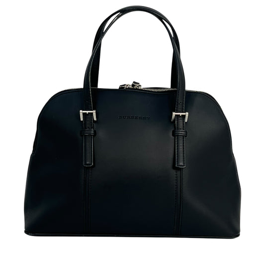 BURBERRY Leather Handbag - Black 