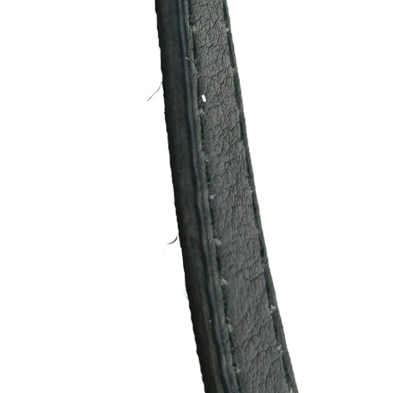 BALENCIAGA Triangle Leather Chain Shoulder Bag - Black 