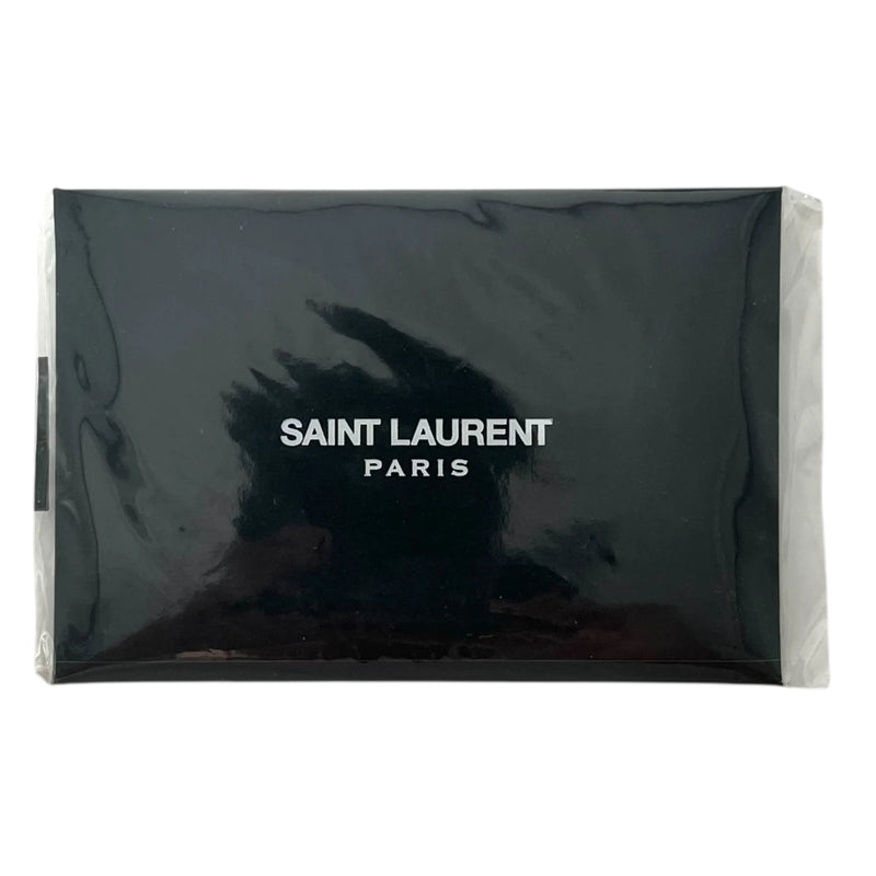 SAINT LAURENT ベイビーカバス レザー ハンドバッグ ショルダーバッグ - ブラック