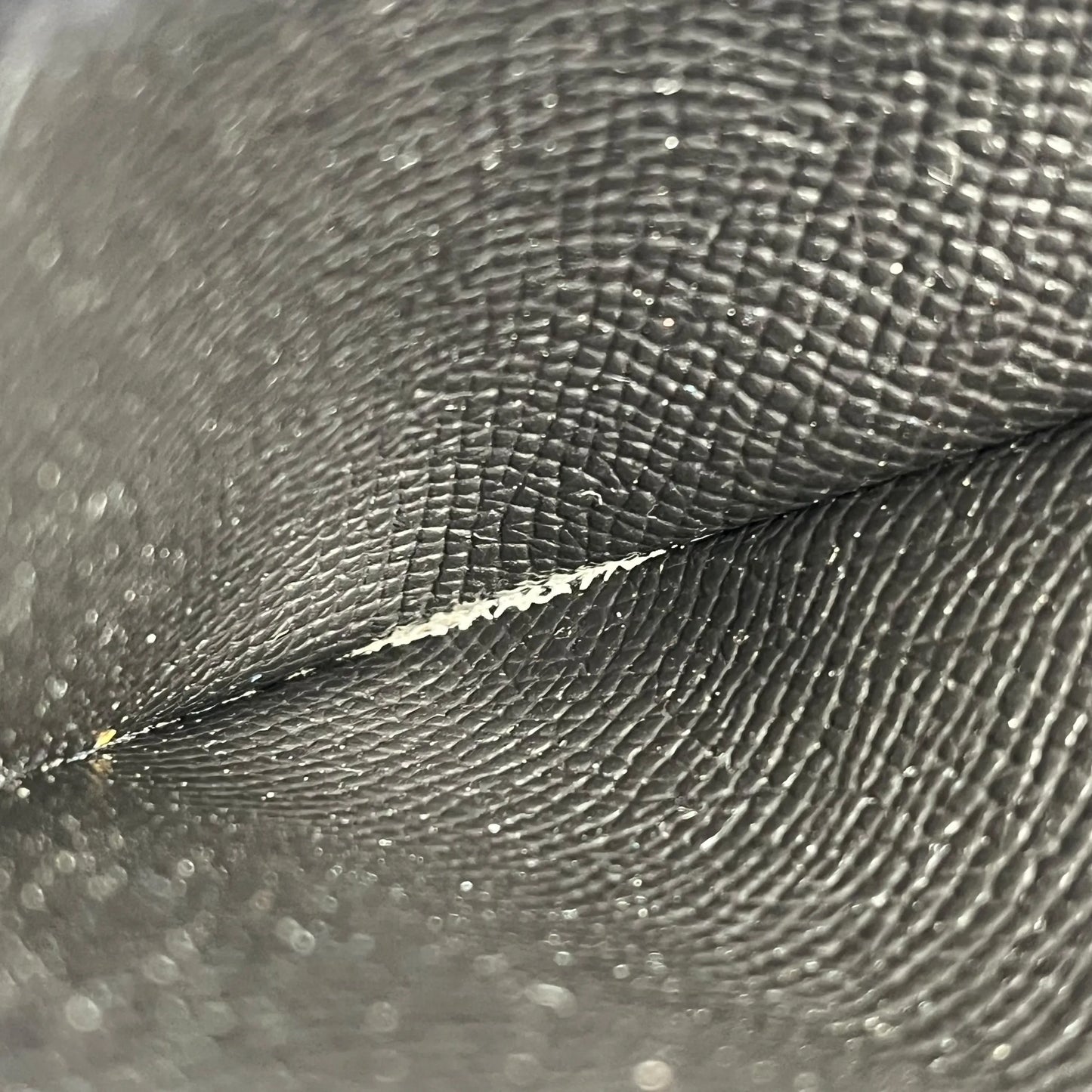 HERMES Bearn Souffle Epsom Leather Long Wallet (2014) - Black (R Stamp) 