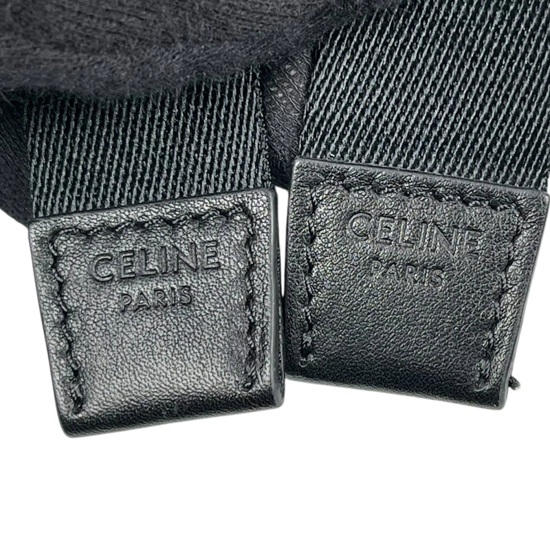 CELINE Triomphe Canvas Medium Backpack - Dark Brown 