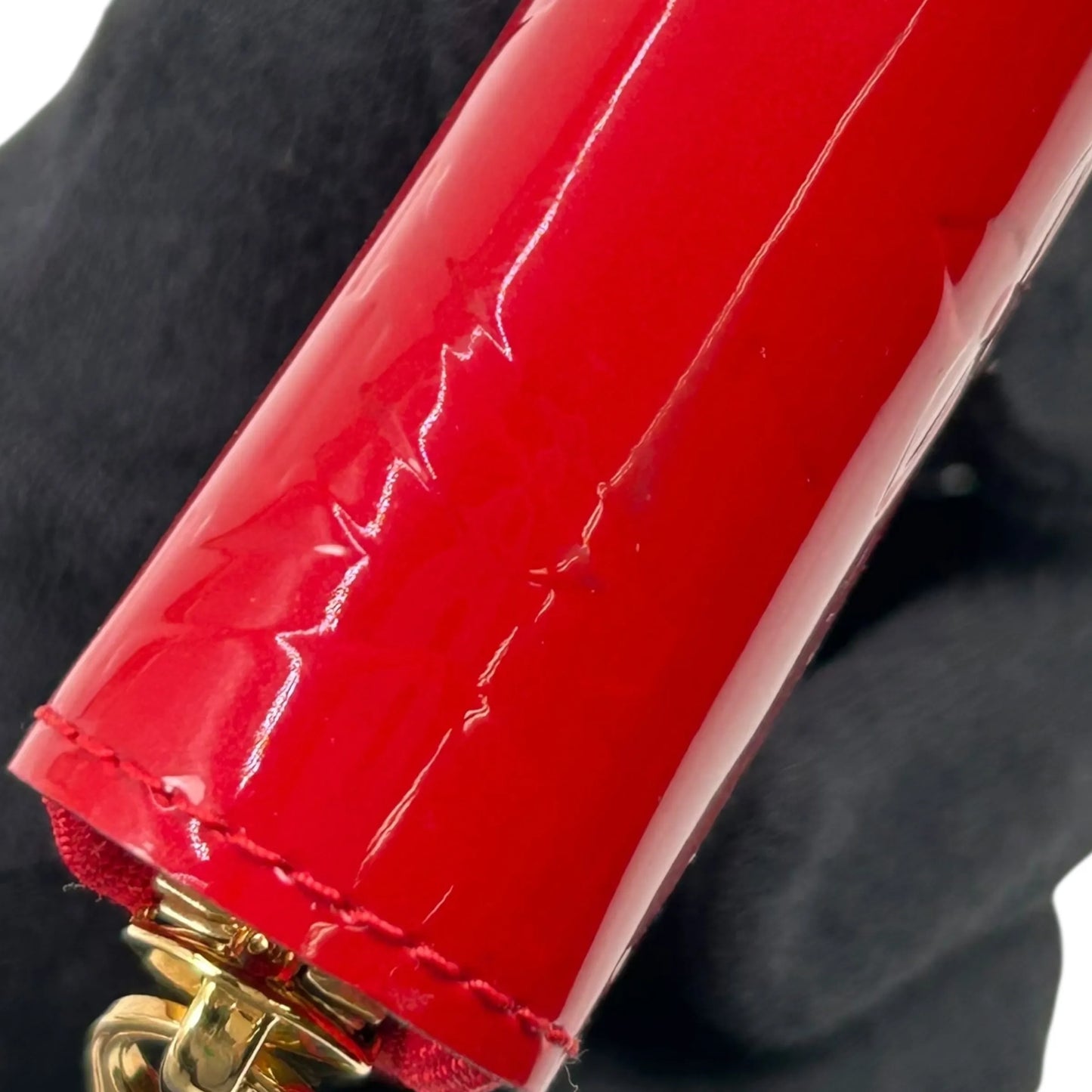 Louis Vuitton Monogram Vernis Zippy Wallet Long Wallet - Red 