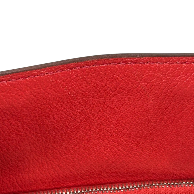 Hermès Gypsiere 37 Shoulder Bag in Taurillon Clemence Leather with N Stamp (2010) - Red 