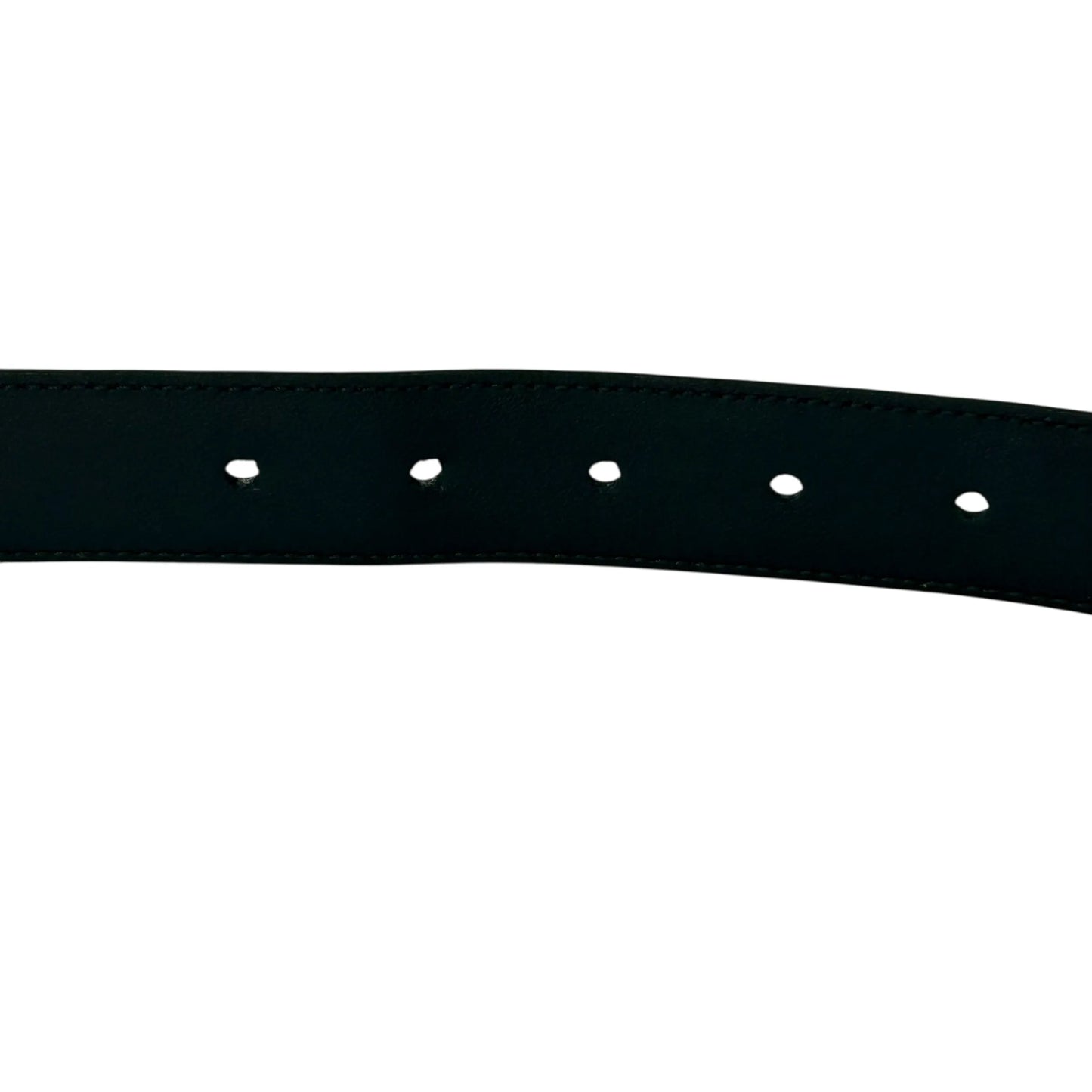 GUCCI Micro Guccissima Leather Belt - Black 31984 