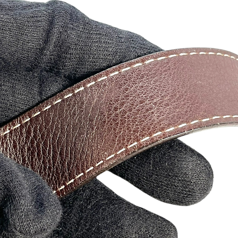 Celine Canvas Macadam Shoulder Bag - Brown 