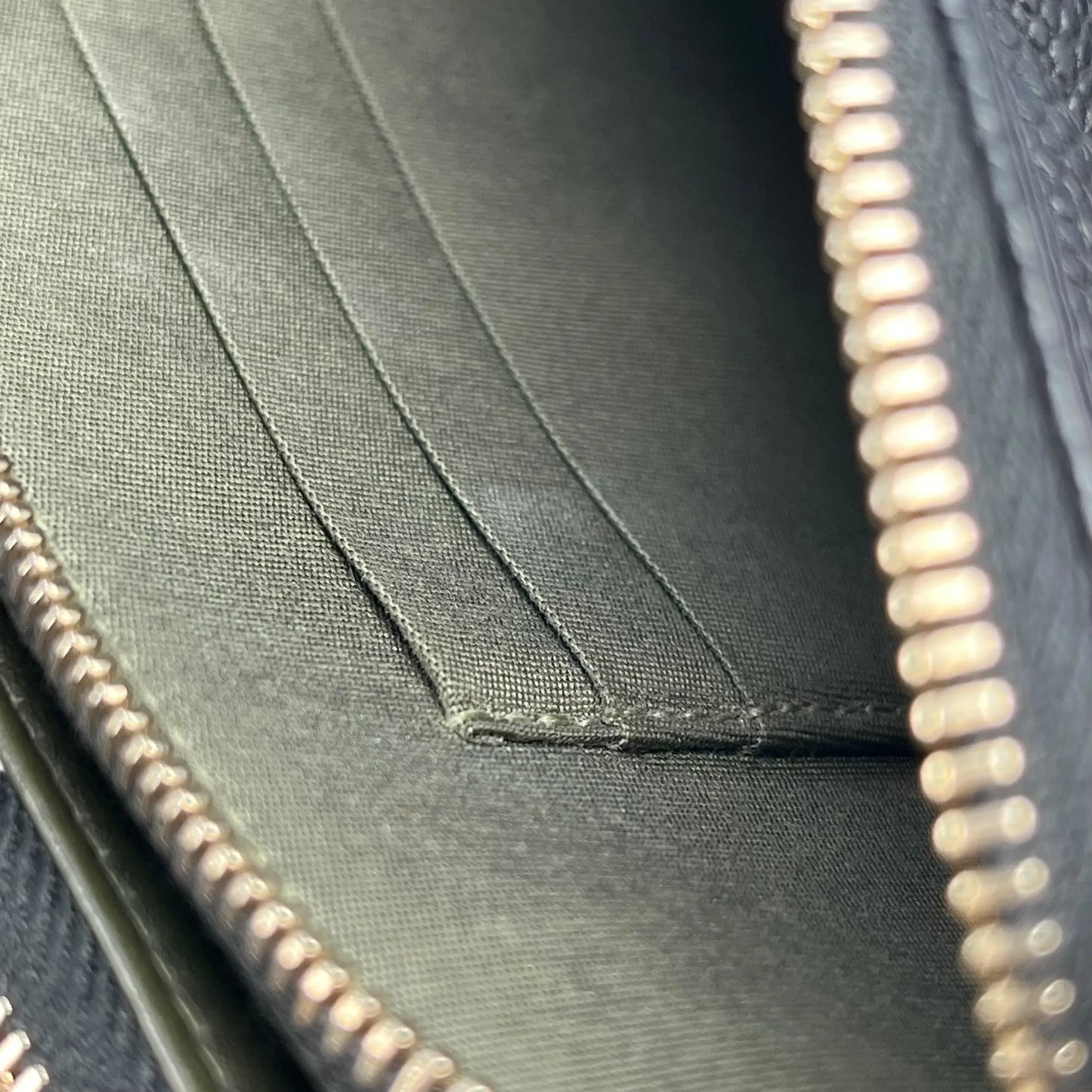 CHANEL Caviarskin Boy Double Zip Around Chain Wallet - Black 