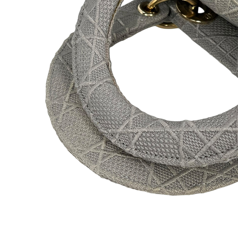 Dior Lady Dee-Lite Handbag/Shoulder Bag - Grey 