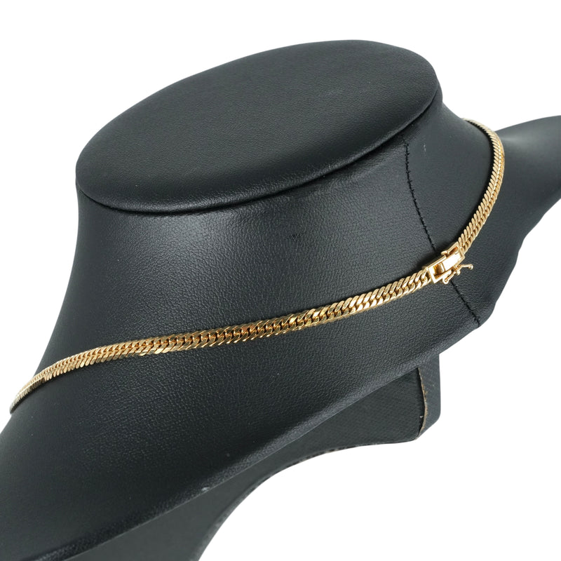 Curb Chain Necklace - 18KYG 