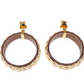 Hermès Medor Picnic GM Earrings - Wicker 