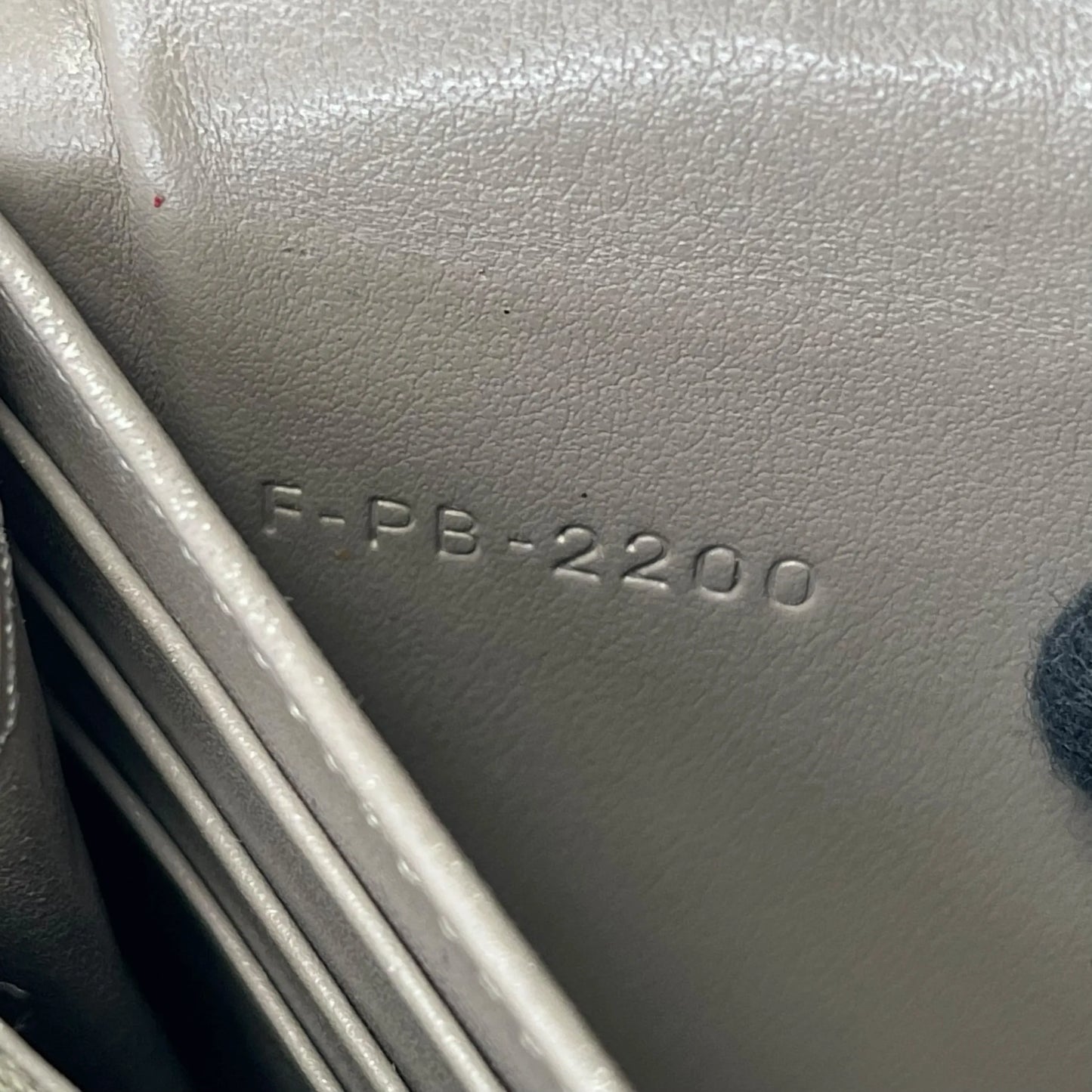 CELINE Large Flap Long Wallet - Gray 