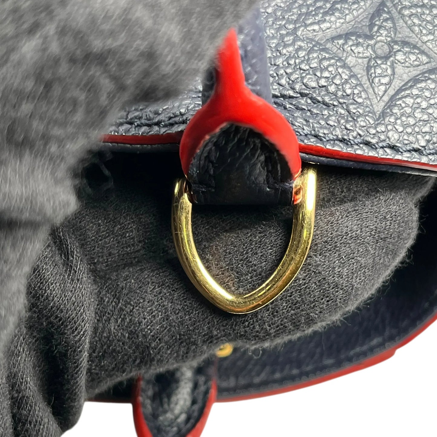 Louis Vuitton Monogram Empreinte Montaigne BB Handbag - Navy 