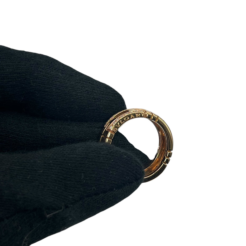 BVLGARI Parentesi Diamond Ring Jewelry - 18KPG 