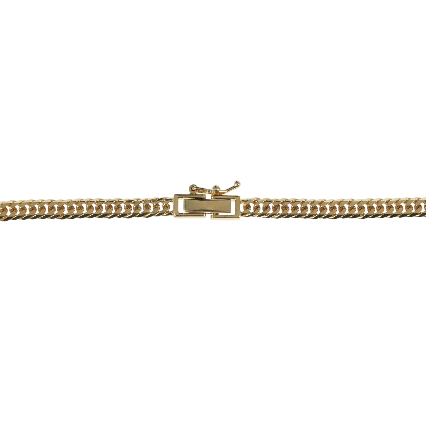 Curb Chain Necklace - 18KYG 