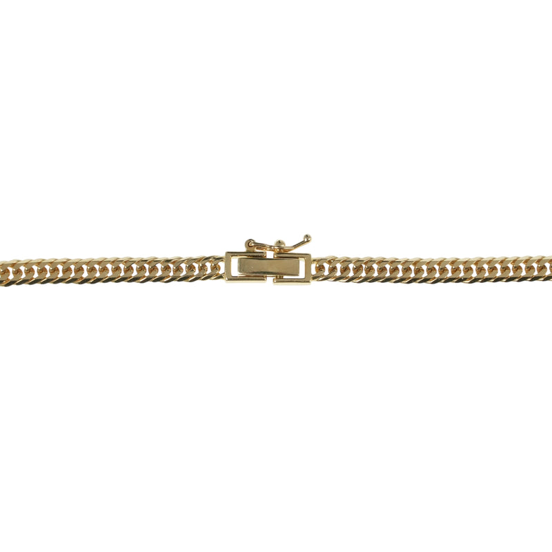 Curb Chain Necklace - 18KYG 