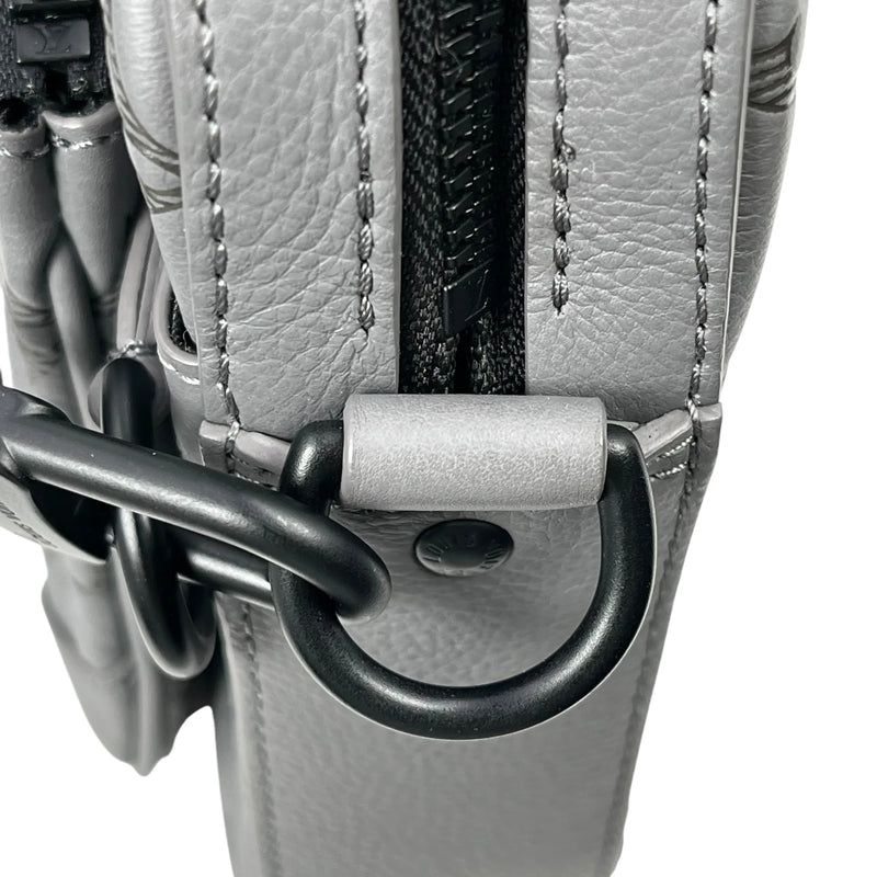 Louis Vuitton Trio Messenger Monogram Shadow Shoulder Bag - Grey 