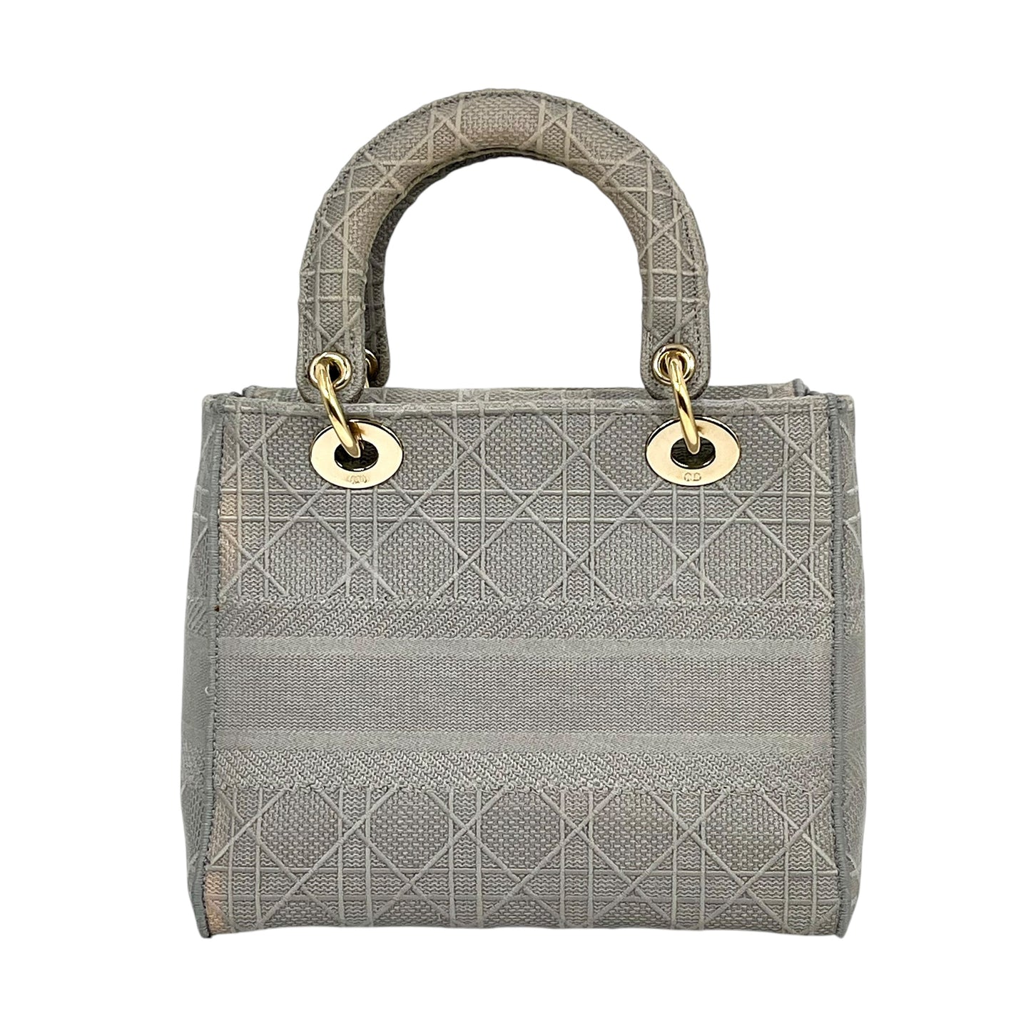 Dior Lady Dee-Lite Handbag/Shoulder Bag - Grey 