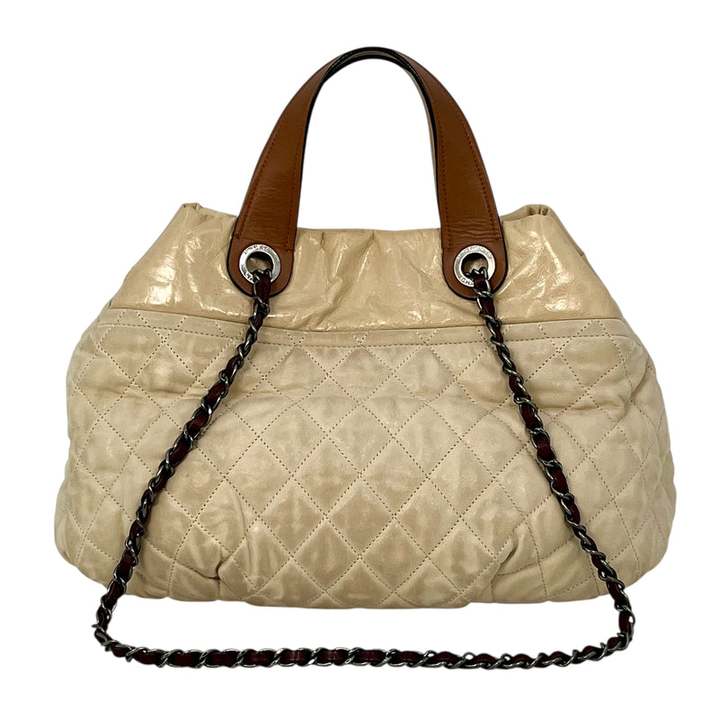 CHANEL IN THE MIX Handbag/Shoulder Bag - Beige 