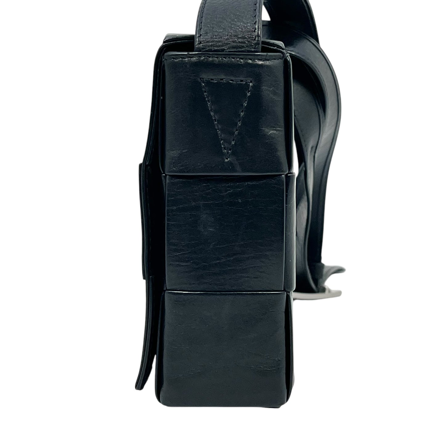 Bottega Veneta マキシ イントレチャート カセット ミニ ショルダーバッグ - ブラック