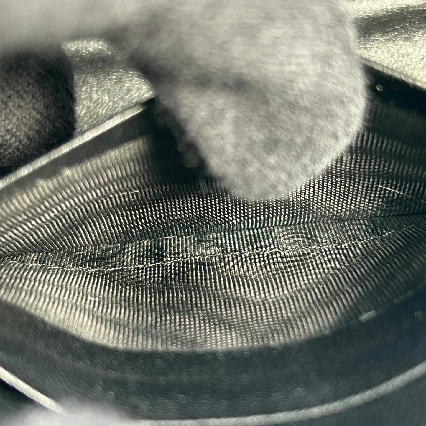 Saint Laurent ルー ミニ レザー チェーンショルダーバッグ - ブラック