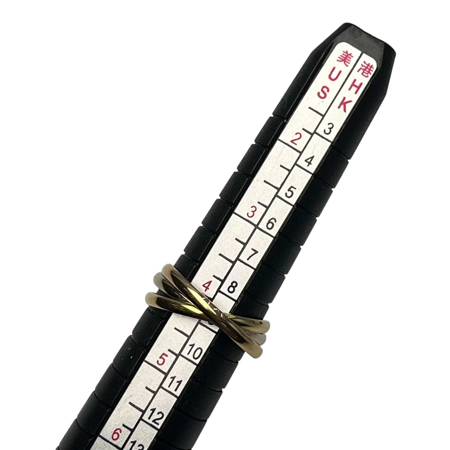 Cartier Trinity Ring Jewelry - 18KYG 18KWG 18KPG 