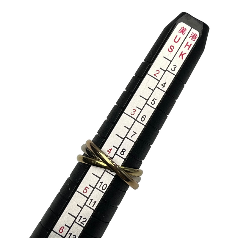 Cartier Trinity Ring Jewelry - 18KYG 18KWG 18KPG 