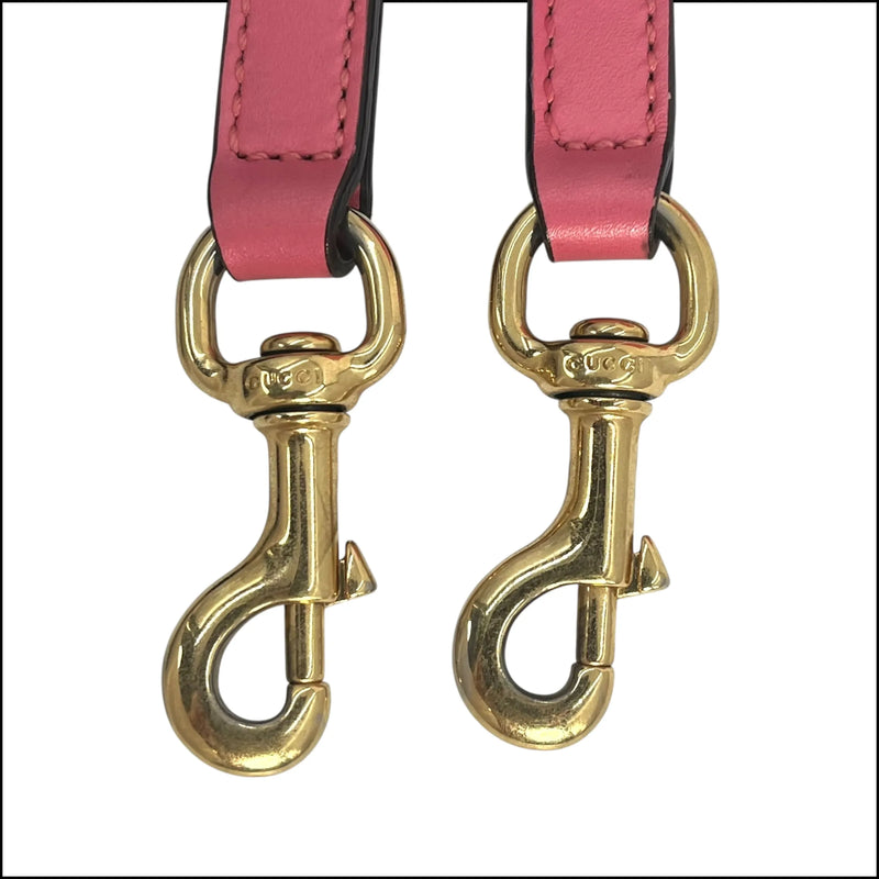 GUCCI グッチシマ レザー ハンドバッグ ショルダーバッグ - ピンク