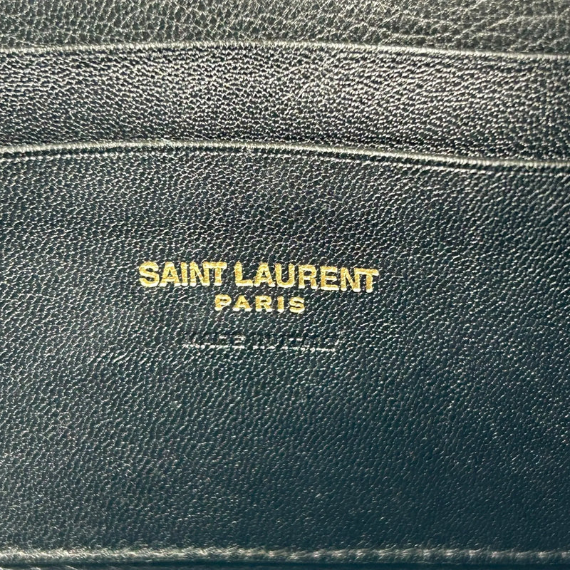 Saint Laurent ルー ミニ レザー チェーンショルダーバッグ - ブラック