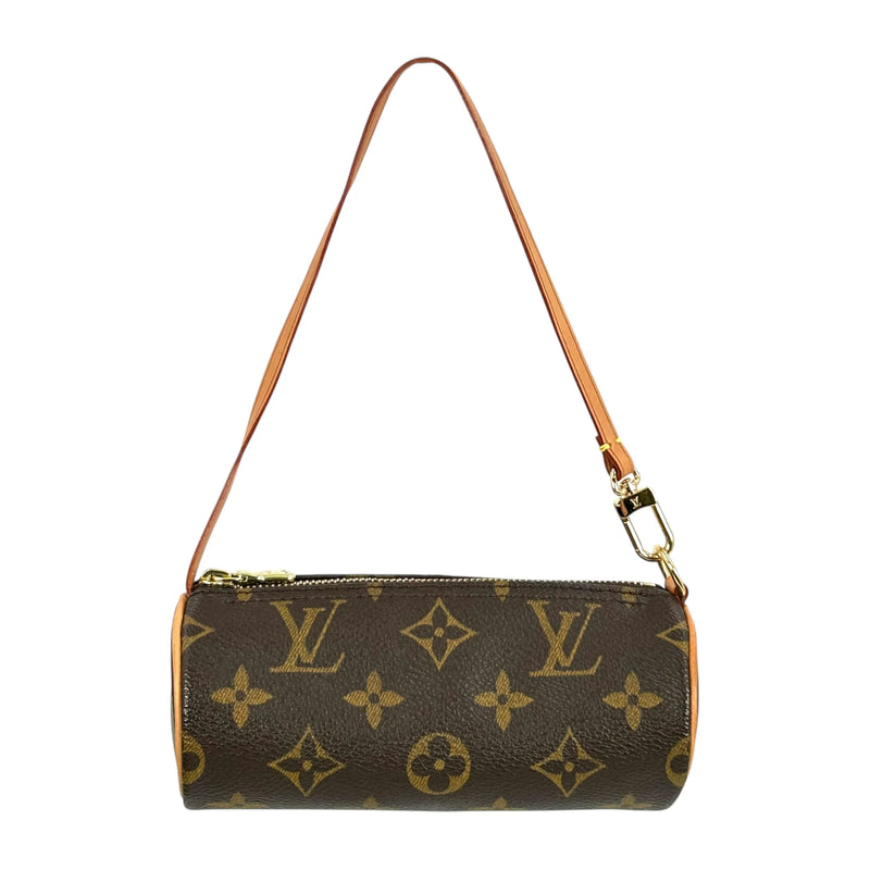 Louis Vuitton パピヨン30 モノグラム キャンバス ハンドバッグ - ブラウン