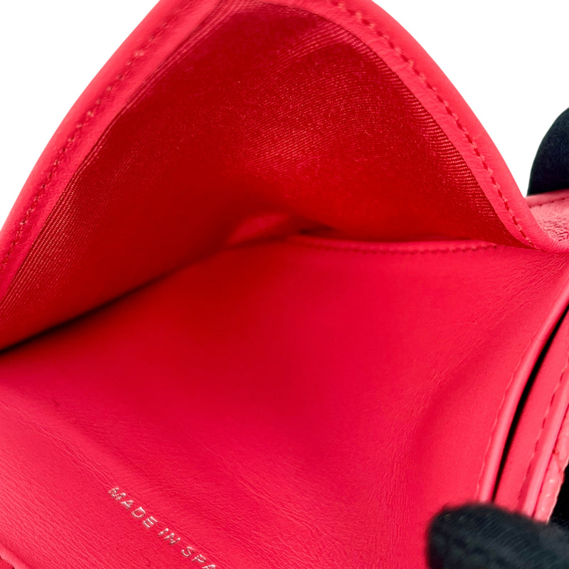 CHANEL マトラッセ キャビアスキン 二つ折り財布 コンパクトウォレット - ピンク